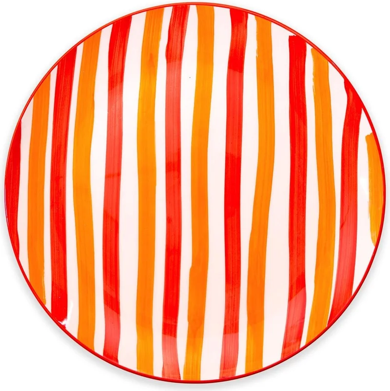 ذا ميا Joy Serving Plate Set of 6 Red 26 cm