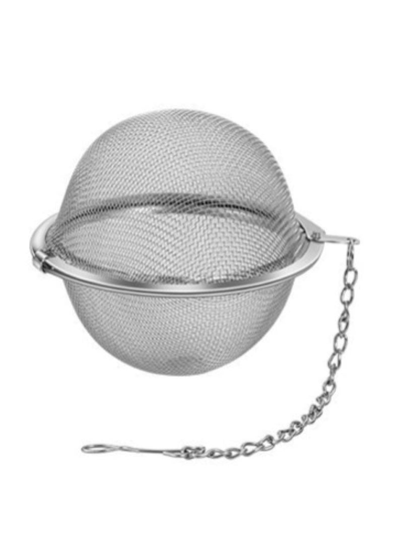 Huitich Medium Stainless Steel Mesh Tea Infuser Ball Silver - Image 1