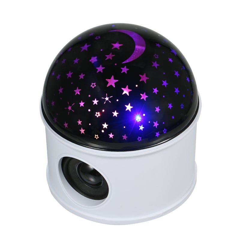 LEDs Ball Light Projector Light BT Music Speaker Player 360° Rotation Projector for Bedroom DJ Party Lamp USB Powered Projector Night Light - Image 1