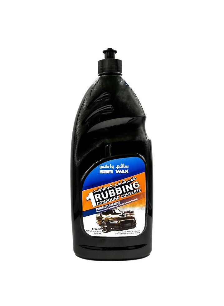 وافي SAFI WAX SFW50 - مجمع فرك السيارة كامل 946ml ، مركب فرك قوي - Image 3