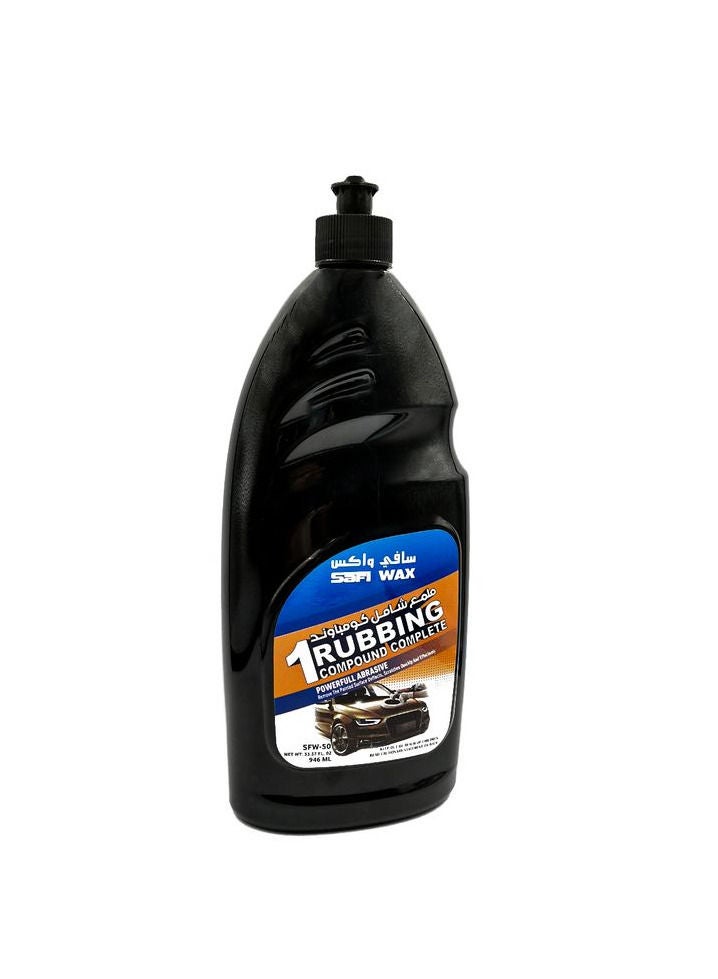 وافي SAFI WAX SFW50 - مجمع فرك السيارة كامل 946ml ، مركب فرك قوي - Image 2