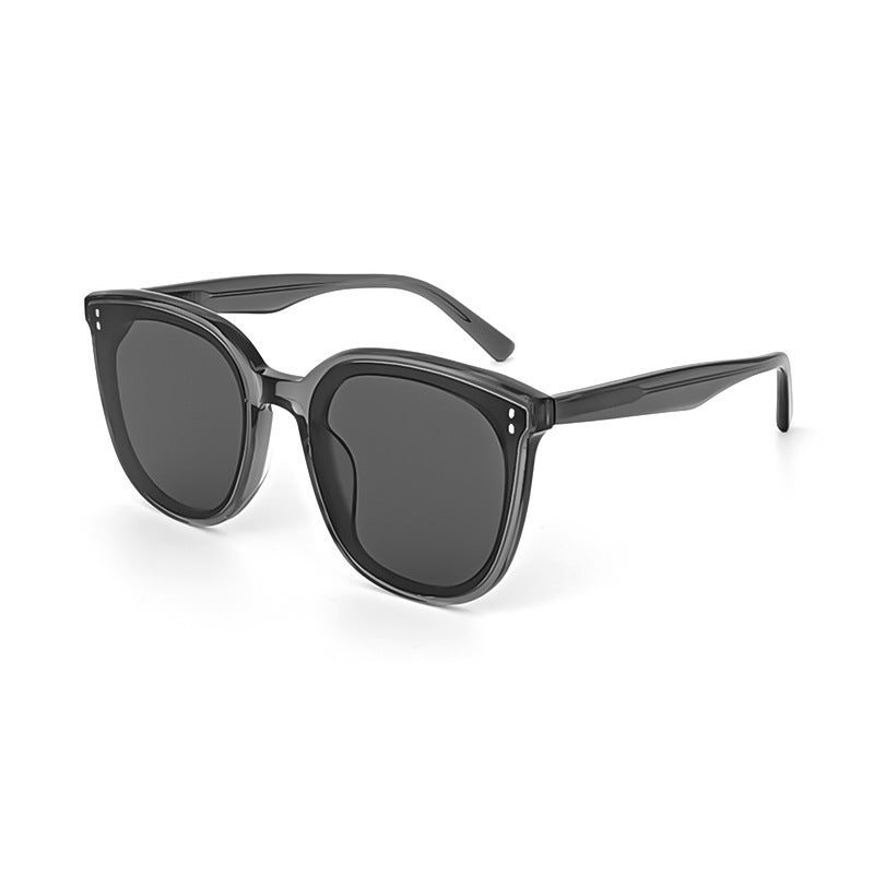 Generic New GM Korean Sunglasses Unisex Fashion UV Protection Gray through frame/gray patch
