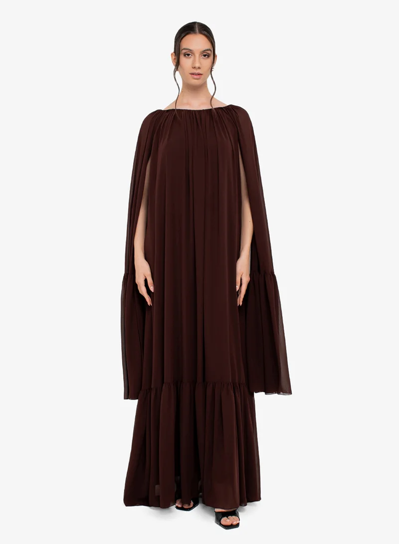 CHASE Boat Neck Tiered Dress