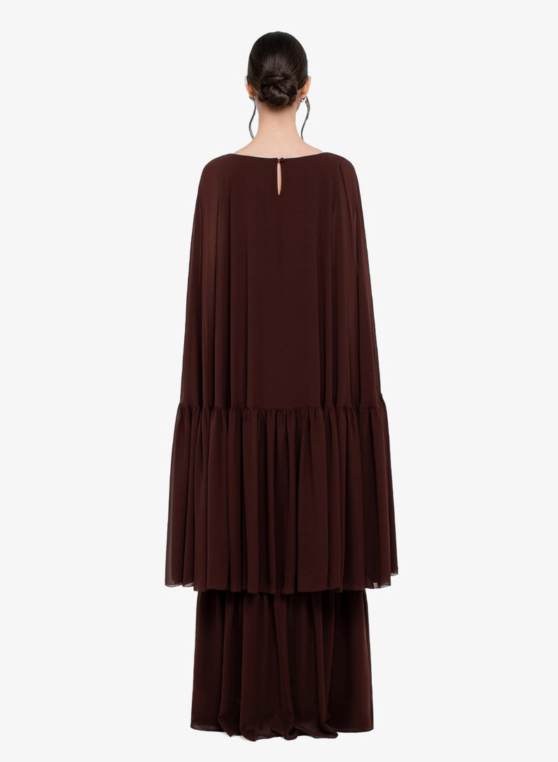 CHASE Boat Neck Tiered Dress - Image 3