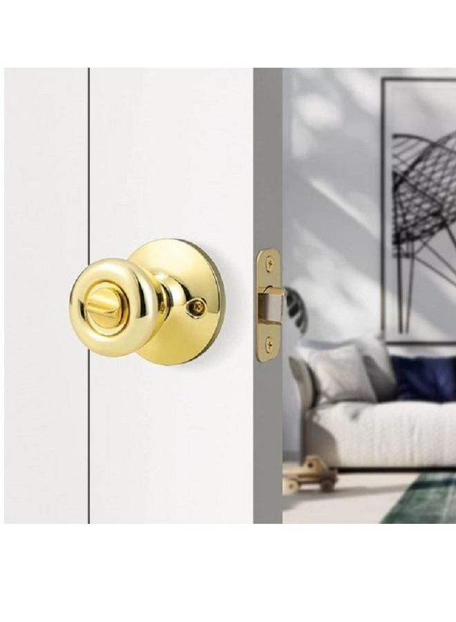 Kwikset Tylo Privacy Door Knob - Gold - Image 5