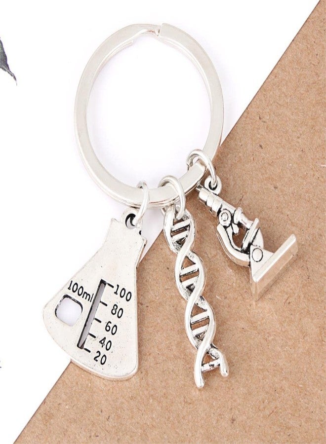 yaozeio Chemistry Teachers Students Gifts Keychain for Graduation Birthday Gifts for Teacher Student Science Keychains Key Ring Gift for Chemistry Lovers Future Chemists Gift for Laboratory Scientists - Image 3