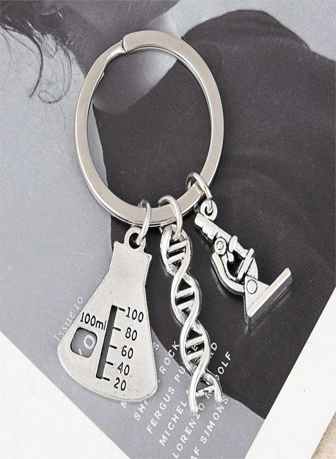 yaozeio Chemistry Teachers Students Gifts Keychain for Graduation Birthday Gifts for Teacher Student Science Keychains Key Ring Gift for Chemistry Lovers Future Chemists Gift for Laboratory Scientists - Image 5