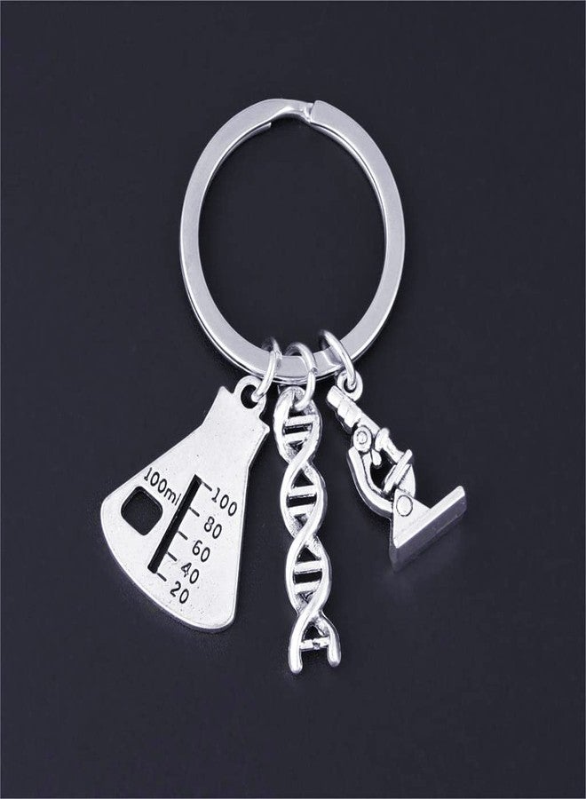 yaozeio Chemistry Teachers Students Gifts Keychain for Graduation Birthday Gifts for Teacher Student Science Keychains Key Ring Gift for Chemistry Lovers Future Chemists Gift for Laboratory Scientists - Image 2