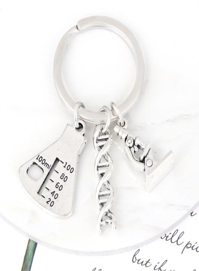 yaozeio Chemistry Teachers Students Gifts Keychain for Graduation Birthday Gifts for Teacher Student Science Keychains Key Ring Gift for Chemistry Lovers Future Chemists Gift for Laboratory Scientists - Image 4