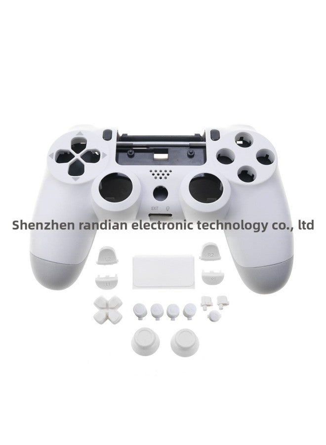 Ps4 Gamepad 5.0 Handle Shell With Full Set Of Buttons PS4 JDS-050 JDS-055 Front And Rear Replacement Shell-Product Color:White + Beige  - Image 1