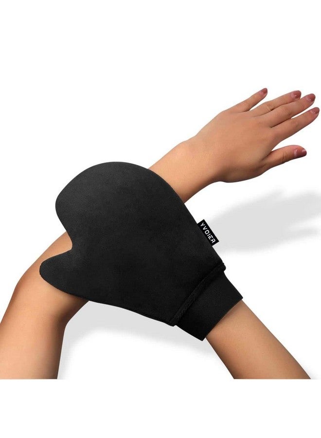 YVOIER Yvoier Self Tanning Mitt Applicator Elastic Wrist Tanning Mitts Self Tanner Mitt Applicator Tanning Glove Self Tan Mitt Applicator Self Tanner Glove Sunless Tanning Mitt - Image 2