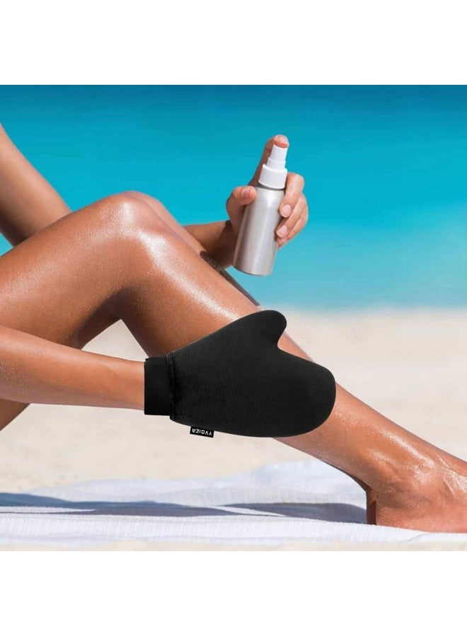 YVOIER Yvoier Self Tanning Mitt Applicator Elastic Wrist Tanning Mitts Self Tanner Mitt Applicator Tanning Glove Self Tan Mitt Applicator Self Tanner Glove Sunless Tanning Mitt - Image 5