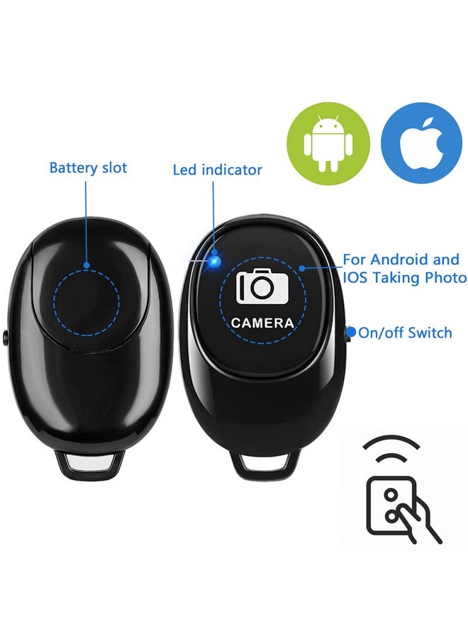 EszkozTA - Phone Camera Remote Control(2 Pack) For Photos & Videos Wireless Camera Remote Shutter Clicker Compatible With Iphone Android Phone Ipad Tablets With Adjustable Wrist Strap - Image 1