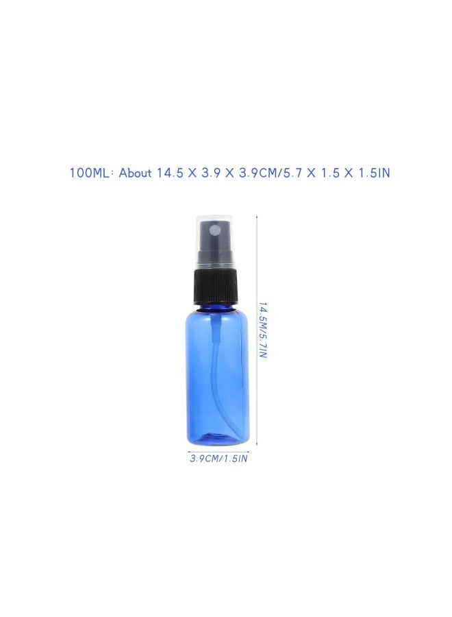 klarako 30Pcs Fine Mist Mini Spray Bottles 100ml Empty Cosmetic Refillable Travel Containers Hair Spray Bottle Sprayer for Perfume Skincare Makeup Lotion Black Blue White - Image 3