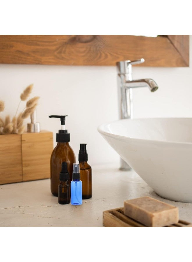 klarako 30Pcs Fine Mist Mini Spray Bottles 100ml Empty Cosmetic Refillable Travel Containers Hair Spray Bottle Sprayer for Perfume Skincare Makeup Lotion Black Blue White - Image 2