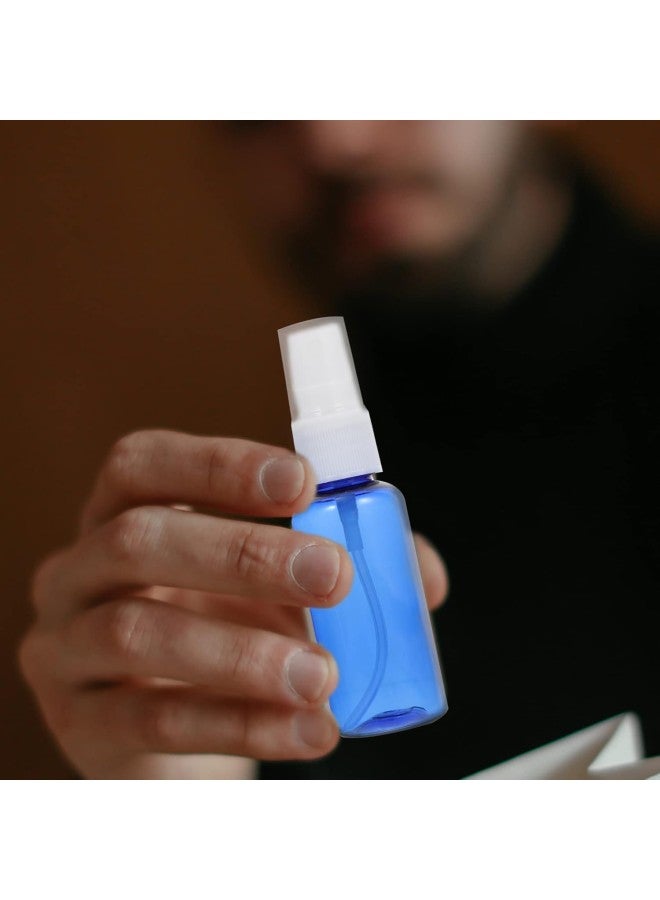 klarako 30Pcs Fine Mist Mini Spray Bottles 100ml Empty Cosmetic Refillable Travel Containers Hair Spray Bottle Sprayer for Perfume Skincare Makeup Lotion Black Blue White - Image 1