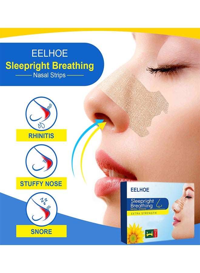 إيلهو 1 صندوق / 10 قطعة نوم تنفس أنف شريط - Image 5