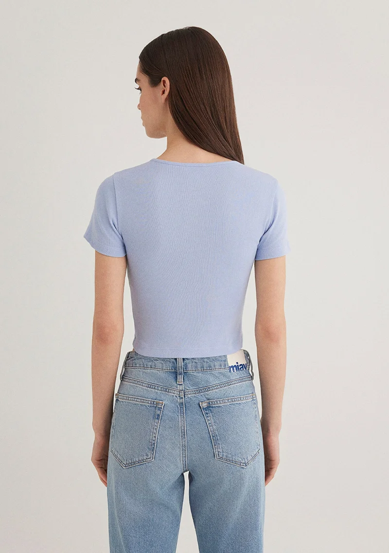 MAVI Blue Basic T-Shirt