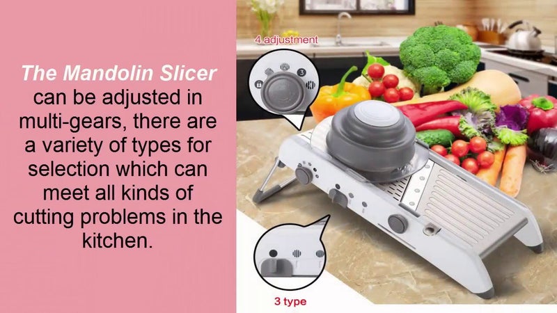 Kriya Kriya 2018 New Launched Slicing system with no removable blades Professional Cubing Mandoline Slicer  - Image 2