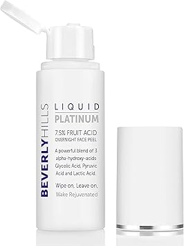Beverly Hills 75 Glycolic Acid Peel with Lactic Acid Pyruvic Acid Face Exfoliator of Damaged Dead Skin Anti Aging Chemical Exfoliant for Face for Fine Lines Wrinkles Made in USA 50mL by Beverly Hills - Image 1