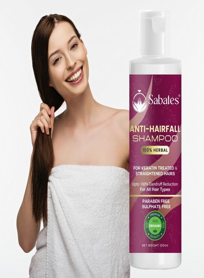 شامبو ساباتس المضاد لتساقط الشعر لشعر منتعش وقوي ولامع | خالٍ من الكبريتات | شامبو مغذي ومرطب للشعر | غير لزج | غني بمكونات عالية الجودة - Image 3