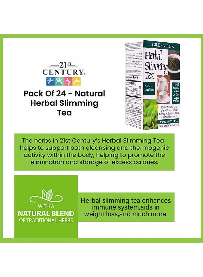 القرن الحادي والعشرون 21st Century Slimming Tea — Green Tea Blend for Weight Management - Image 4