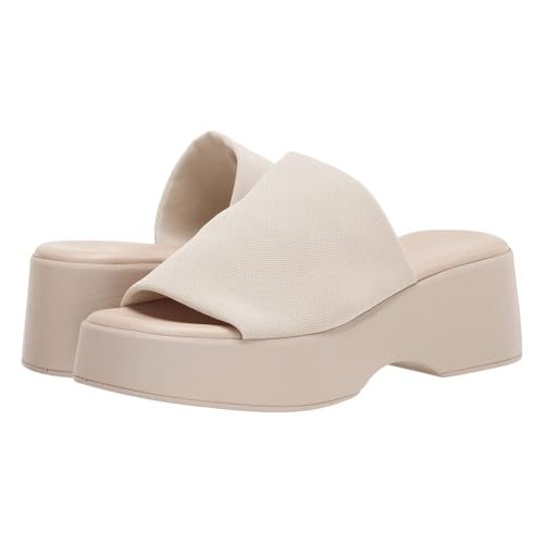 Minshluu Womens Platform Wedge SIides Sandal Open Toe Slip on Lightweight Wedges Sandals - Image 2