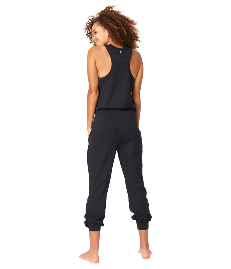 Sweaty Betty Women's Gary 27" Yoga Casual Jogger Jumpsuit Tennis Dress, Black, Medium - Image 2