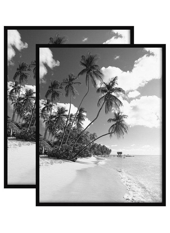MCS - MCS Original Poster Frame 16x20 Black Lightweight Vertical & Horizontal Wall Hanging Large Picture Frame for Posters, Art Prints & Gallery Wall (2-Pack) - Image 1