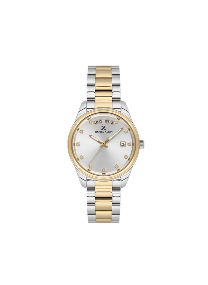 DANIEL KLEIN - DANIEL KLEIN PREMIUM WOMENS  MULTICOLOUR STRAP WATCH - DK.1.13718-3 - Image 1