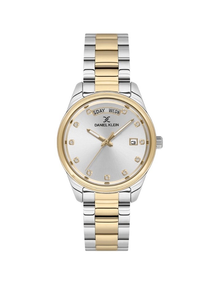 DANIEL KLEIN - DANIEL KLEIN PREMIUM WOMENS  MULTICOLOUR STRAP WATCH - DK.1.13718-3 - Image 1