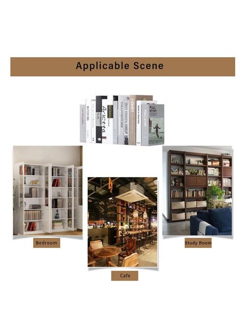 Fake Books Set For Decor - Foldable Decorative Book Storage Boxes With Hidden Storage, Modern Aesthetic