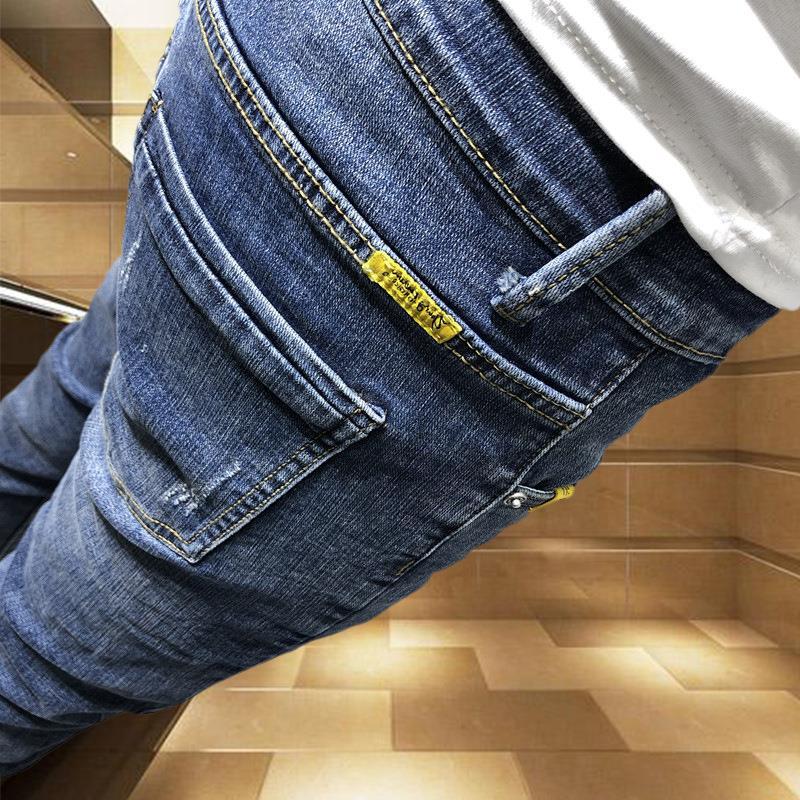 Unisex Classic Denim Jeans Loose Fit Daily Outdoor Wear - Image 3