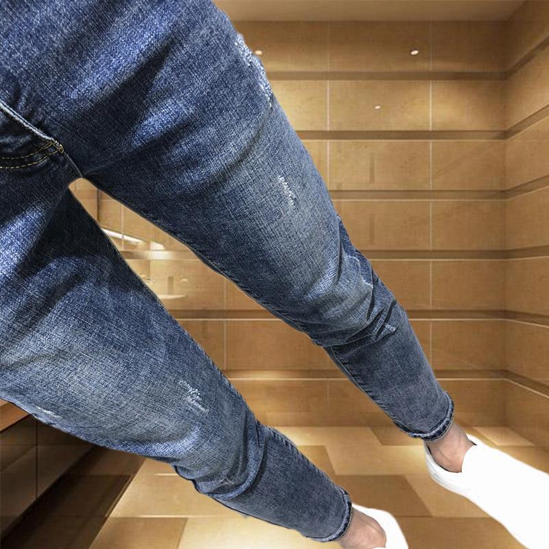 Unisex Classic Denim Jeans Loose Fit Daily Outdoor Wear - Image 5