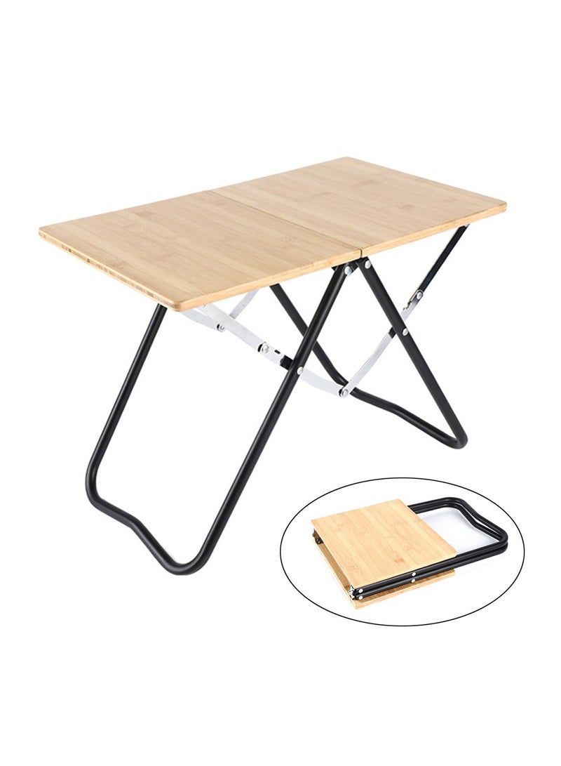 اكسيسن طاولة تخييم متينة قابلة للطي للاستخدام في الهواء الطلق تحمل حتى 30 كجم طاولة تخييم مناسبة للتخييم والنزهات والسفر (الطول 50 سم * العرض 30 سم * الارتفاع 36 سم) - Image 4