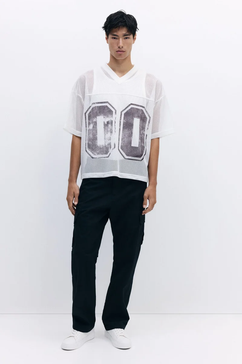 اتش اند ام بنطلون كارغو تويل بقصّة عادية