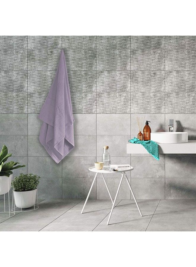 Belizzi Home 8 Piece Towel Set 100% Ring Spun Cotton, 2 Bath Towels 27x54, 2 Hand Towels 16x28 and 4 Washcloths 13x13 - Ultra Soft Highly Absorbent Machine Washable Hotel Spa Quality - Purple