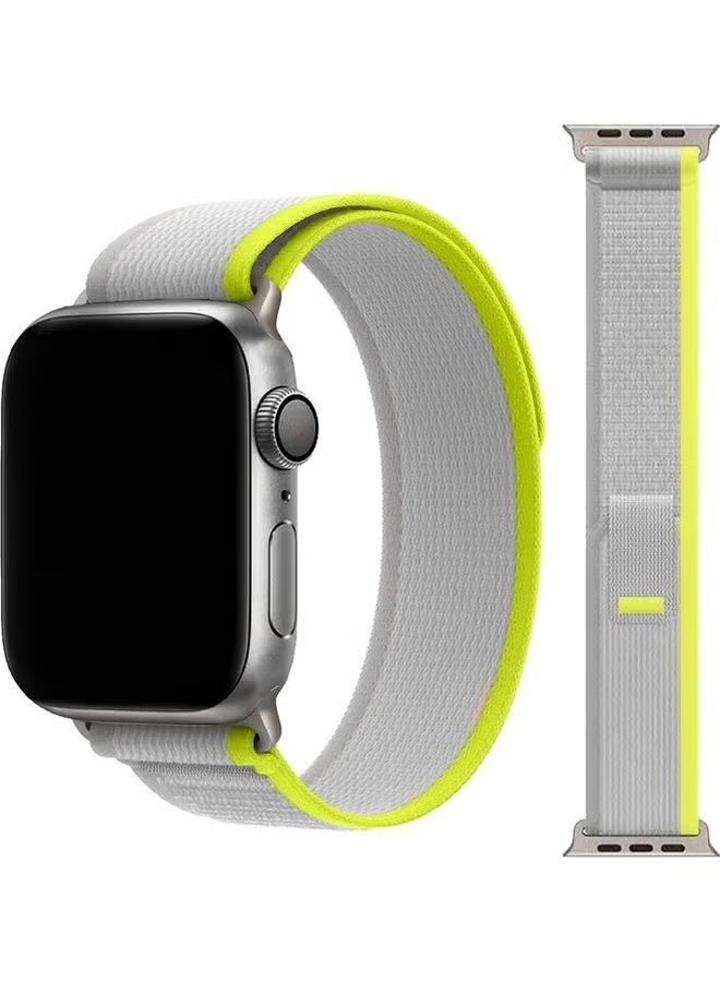 بولوز 3 عبوات لساعة Apple Watch Trail Band 49mm 45mm 44mm 42mm حزام رياضي منسوج من النايلون لسلسلة iWatch Ultra/8/7/SE/6/5/4/3/2/1 متعدد الألوان متعدد الألوان - Image 3