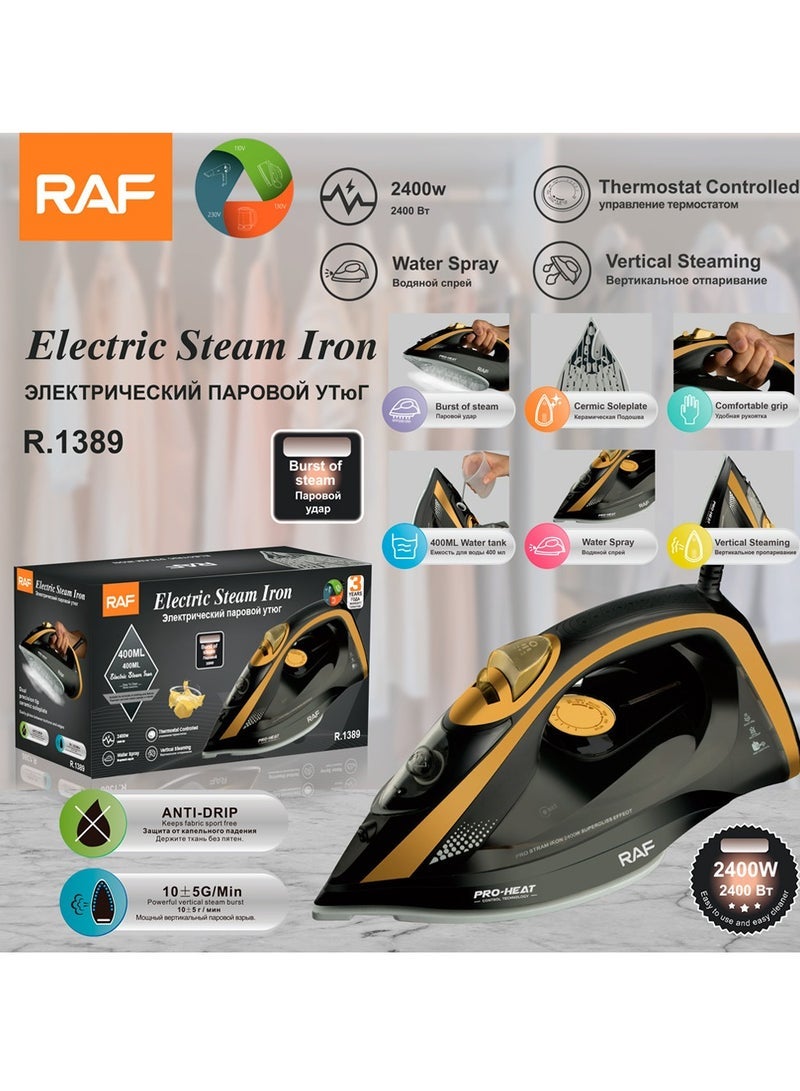 آر إيه أف مكواة بخار منزلية محمولة، ماكينة كي صغيرة محمولة - Image 2