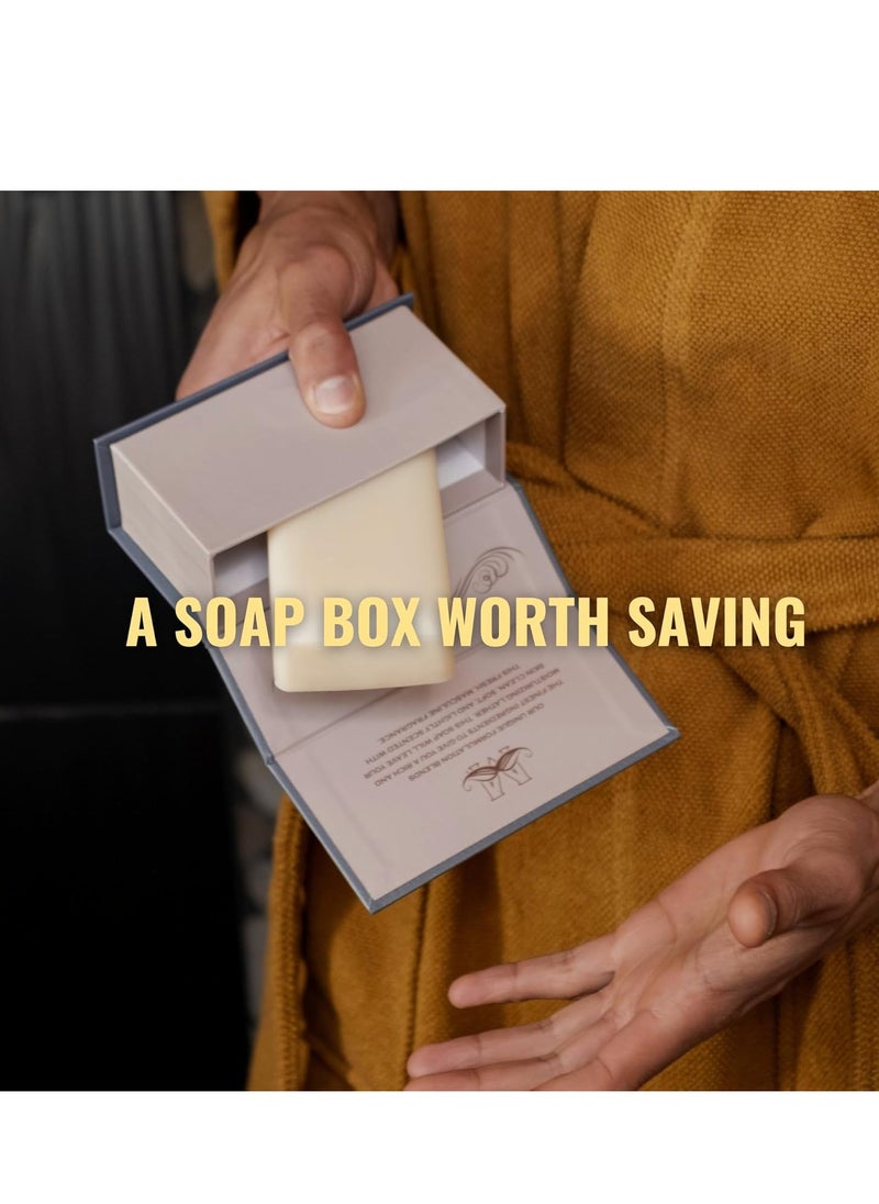 San Francisco Soap Company - San Francisco Soap Company Revitalizing Man Bar, Exotic Musk & Sandalwood, 10 Ounce - Image 1