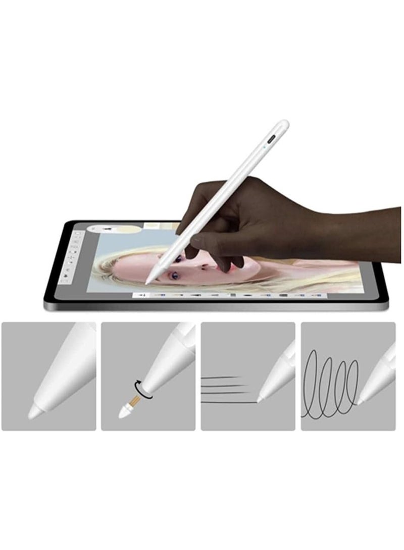 قلم ستايلس نشط قابل للشحن لأجهزة iPad (2018–2020)، قلم لمس دقيق بخاصية Palm Rejection للرسم والكتابة - Image 2