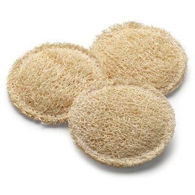 Loofah Natural Body Scrubber for Kids & Adults (Pack of 3) | Eco-Friendly, Biodegradable Loofah Sponge for Bathing Scrubber 100% Natural, (Pack of 3) - Image 1
