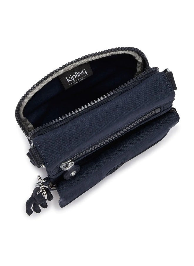 kipling Small Crossbody Female Blue Bleu 2 New Eldorado  - Image 3