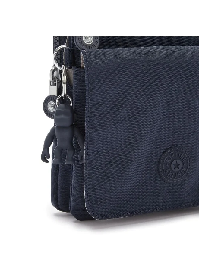 kipling Small Crossbody Female Blue Bleu 2 New Eldorado