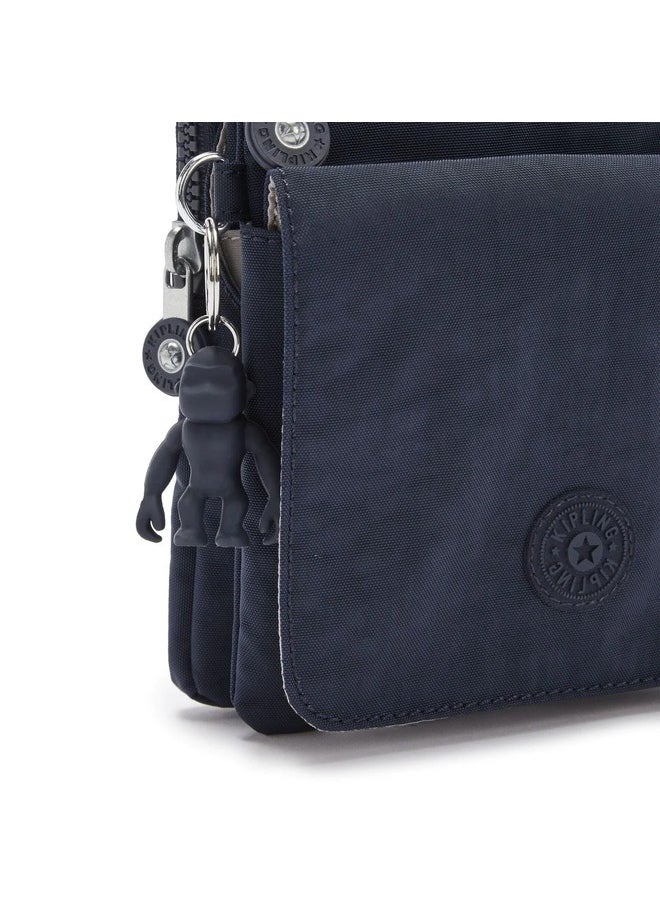 kipling Small Crossbody Female Blue Bleu 2 New Eldorado  - Image 5
