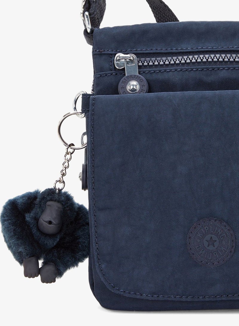 kipling New Eldorado Small Female Crossbody - Blue Bleu 2 - Image 5