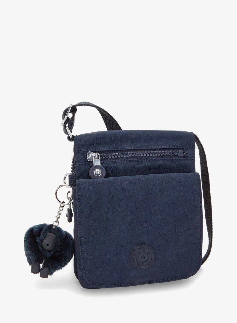 kipling New Eldorado Small Female Crossbody - Blue Bleu 2 - Image 4