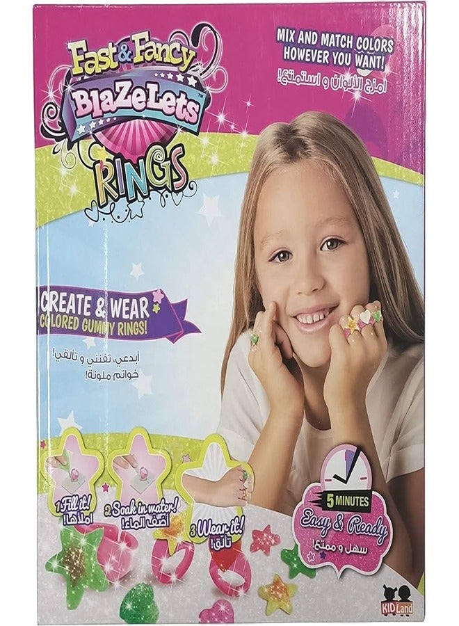 Blazy Girl Suspension Rings Multi Color - MMBLZ108