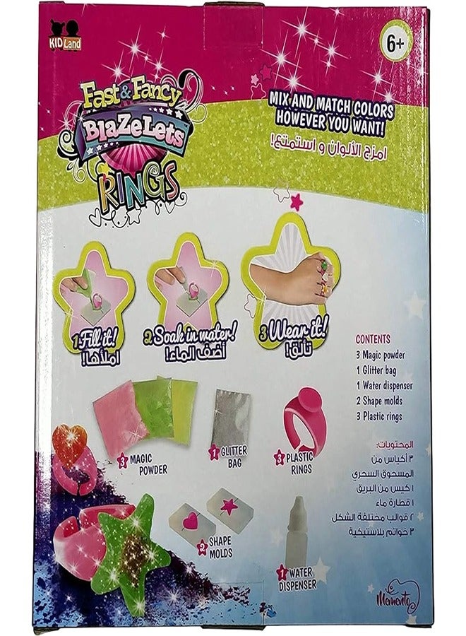 Blazy Girl Suspension Rings Multi Color - MMBLZ108