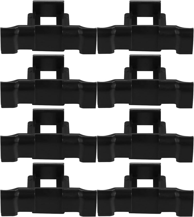 MAGICLULU 10pcs 40mm Solar Panel Water Drainage Clips Photovoltaic Panel Drain Buckles Plastic Stagnant Water Removal Clamps for Outdoor Solar Array Maintenance - Image 1
